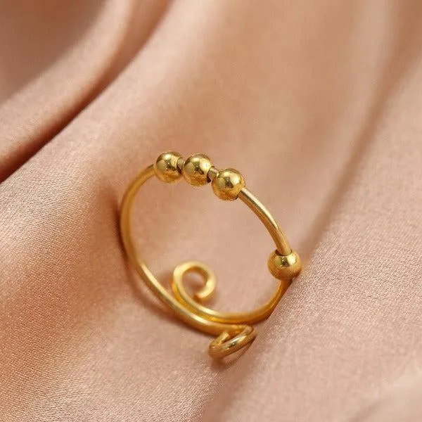 Anti-Anxiety Fidget Beads Ring