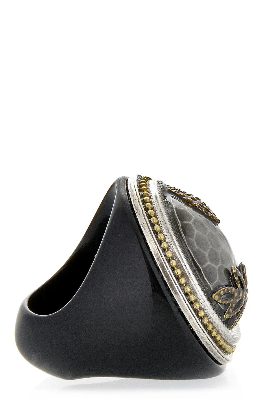 BEEHIVE Hammered Dome Cocktail Ring