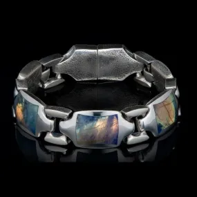 Men's Labradorite Retro Bracelet - BR13 LAB