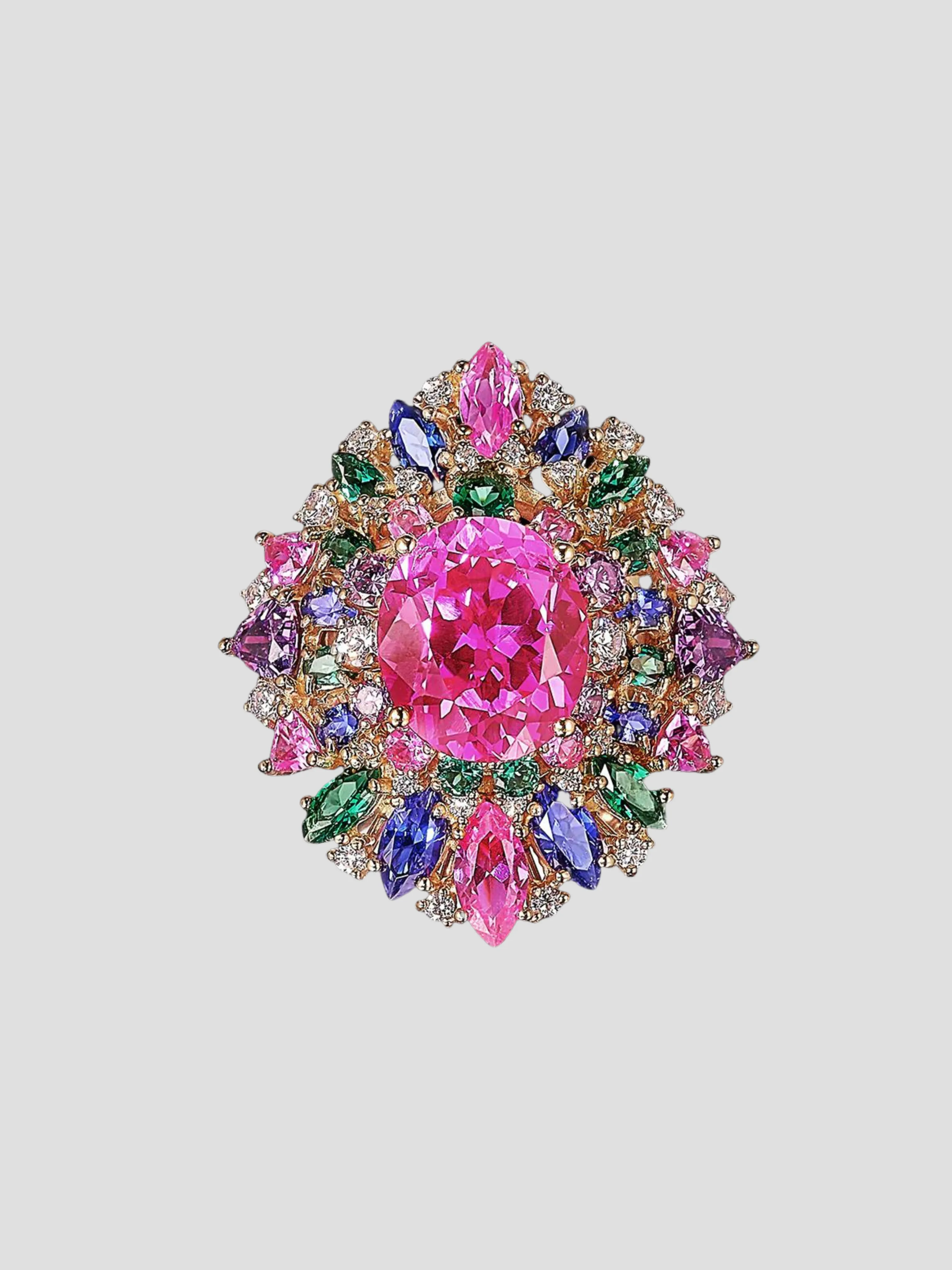 Peacock Mirage Ring