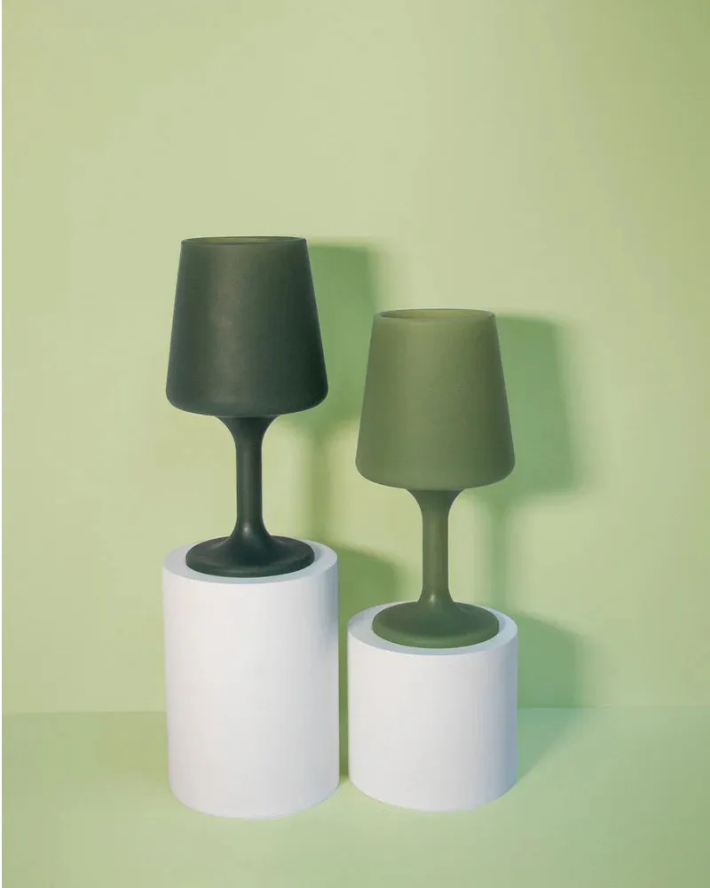 Porter Green Swep Silicone Glasses - Sage   Olive