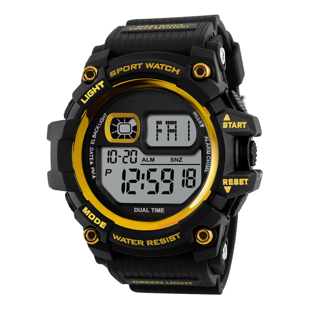 Shock Resistant LED Waterproof Wristwatch