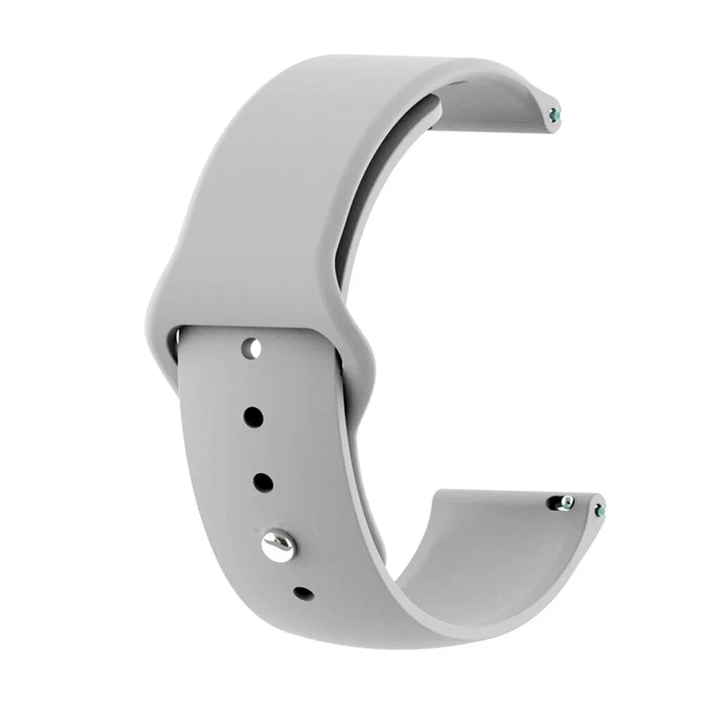 Silicone Button Style Watch Straps Compatible with Xiaomi Redmi Watch 2 & Redmi Watch 2 Lite