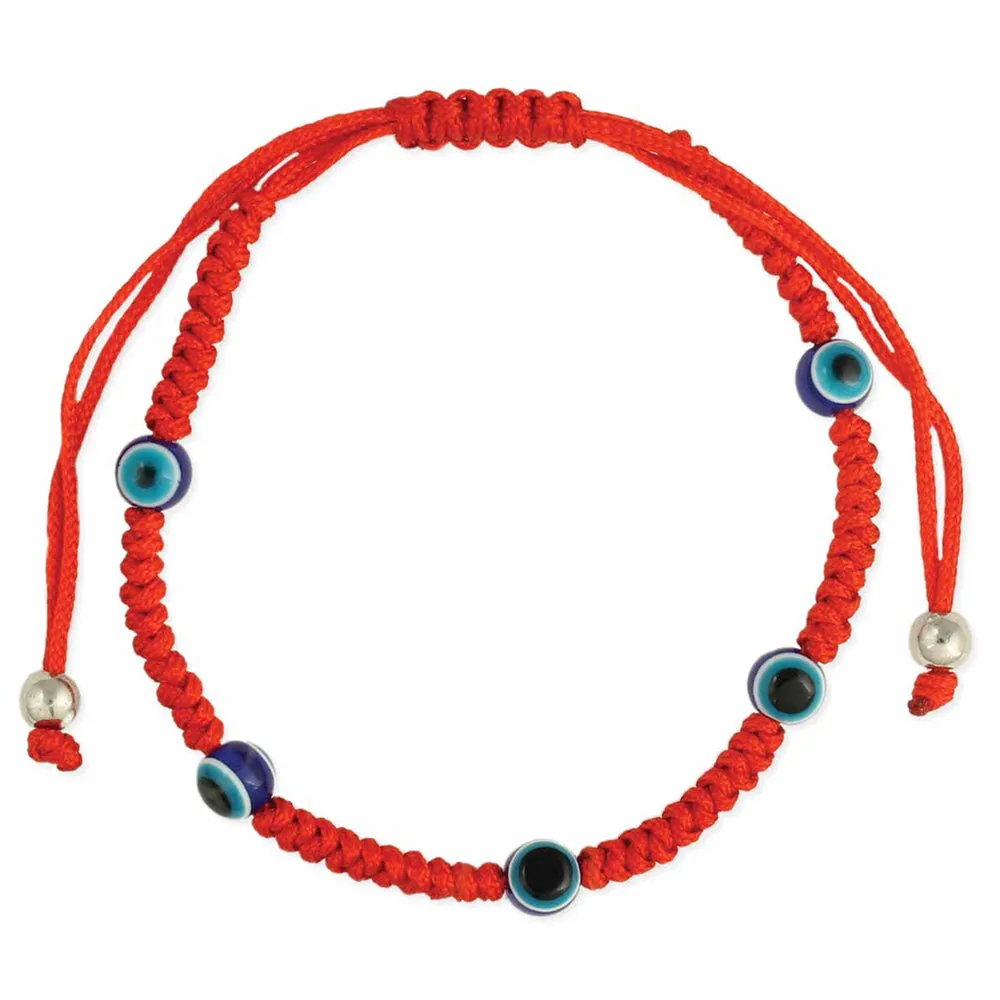 Zad Seeing Eye to Eye Red Cord Eye Pull Bracelet